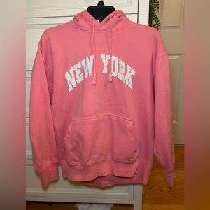 Pink New York Hoodie